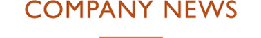 COMPANY NEWS